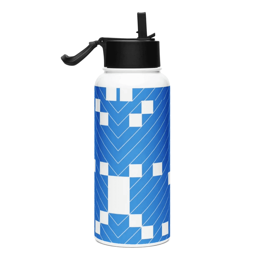 Pattern Art 2 Zigzag Symmetry Stainless Steel Water Bottle product image (4)