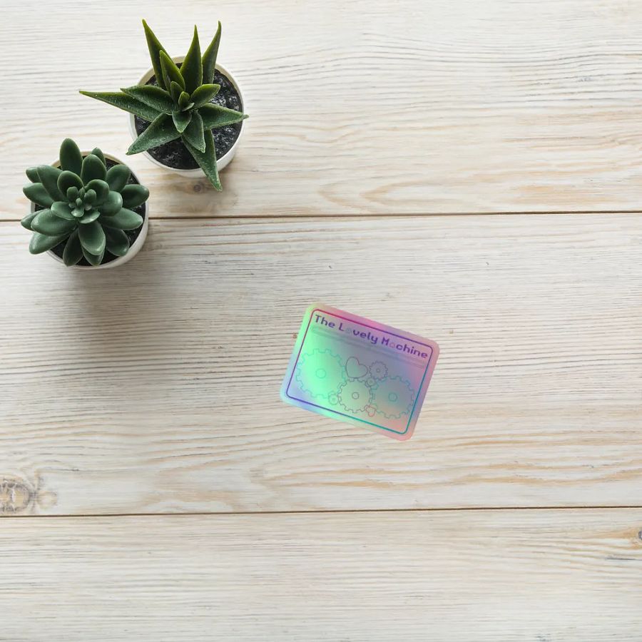 The Lovely Machine Holographic Sticker product image (10)