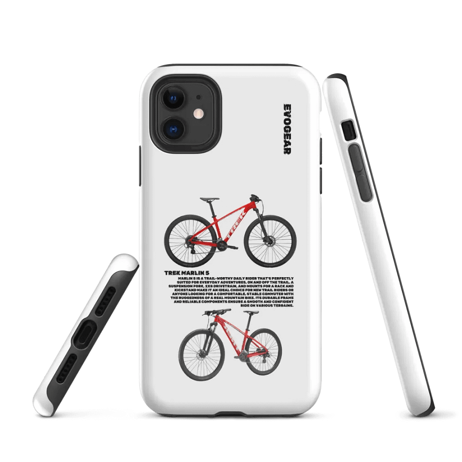 White Trek Marlin 5 iPhone Case product image (1)