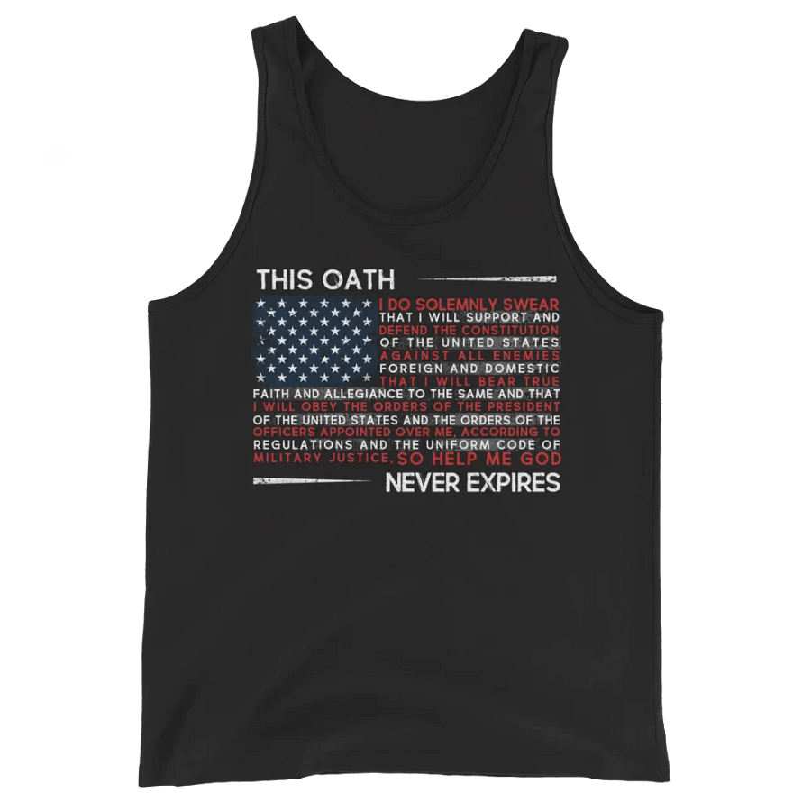 Veteran Oath Tank Top product image (1)