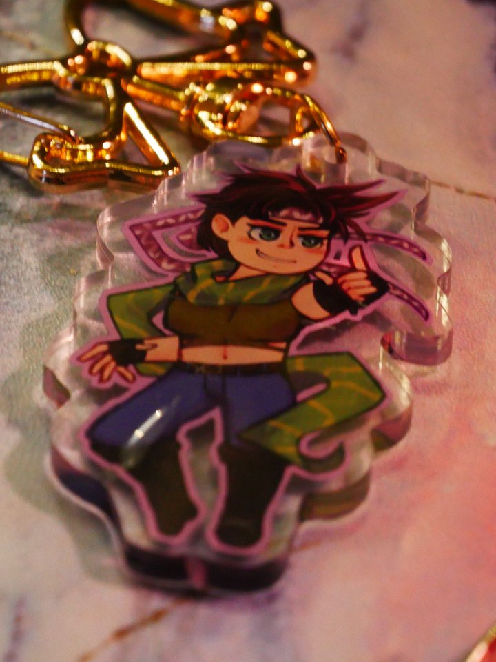 Joseph Joestar Keychain and goodies product image (1)