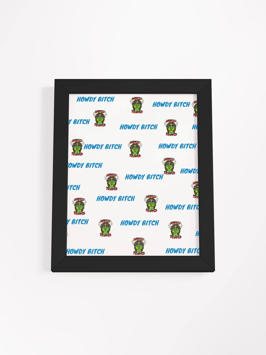 howdy bitch frame art product image (1)