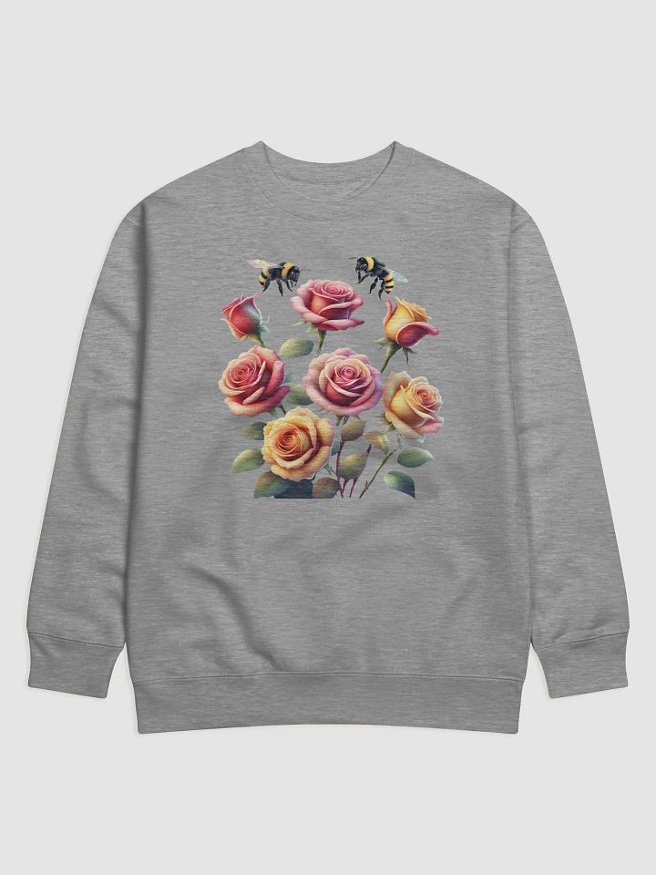 Honey Bees and Roses Graphical Design Sweatshirt product image (1)