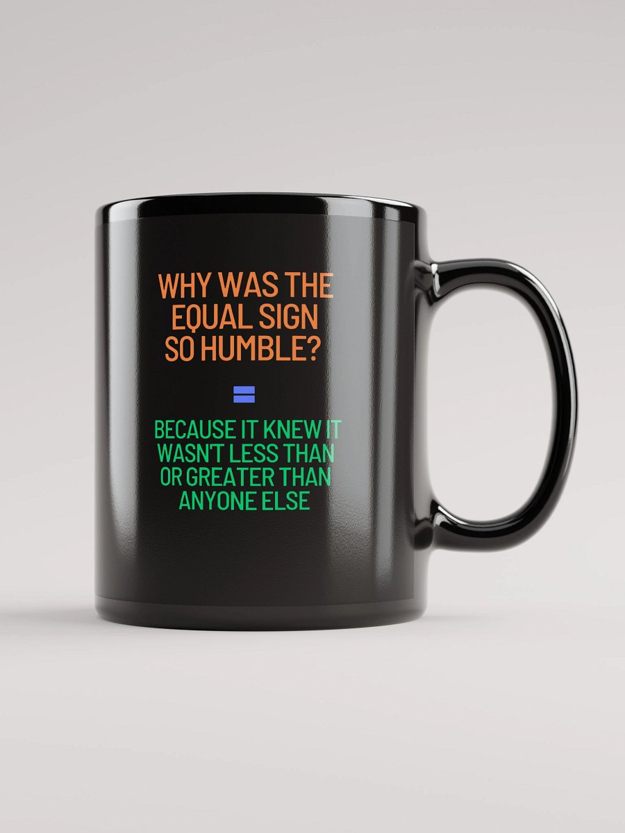 Math Slogan Black Glossy Mug product image (2)