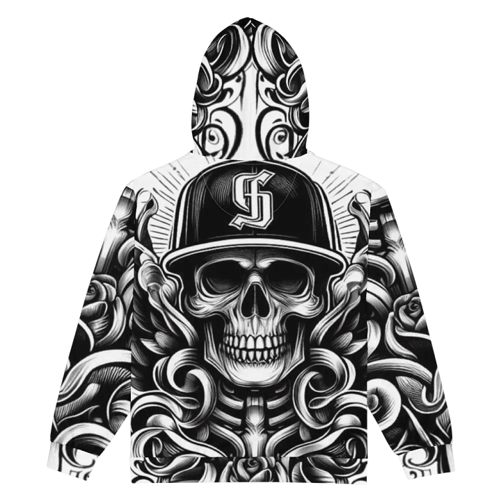 Savage Skull Zip Hoodie product image (2)