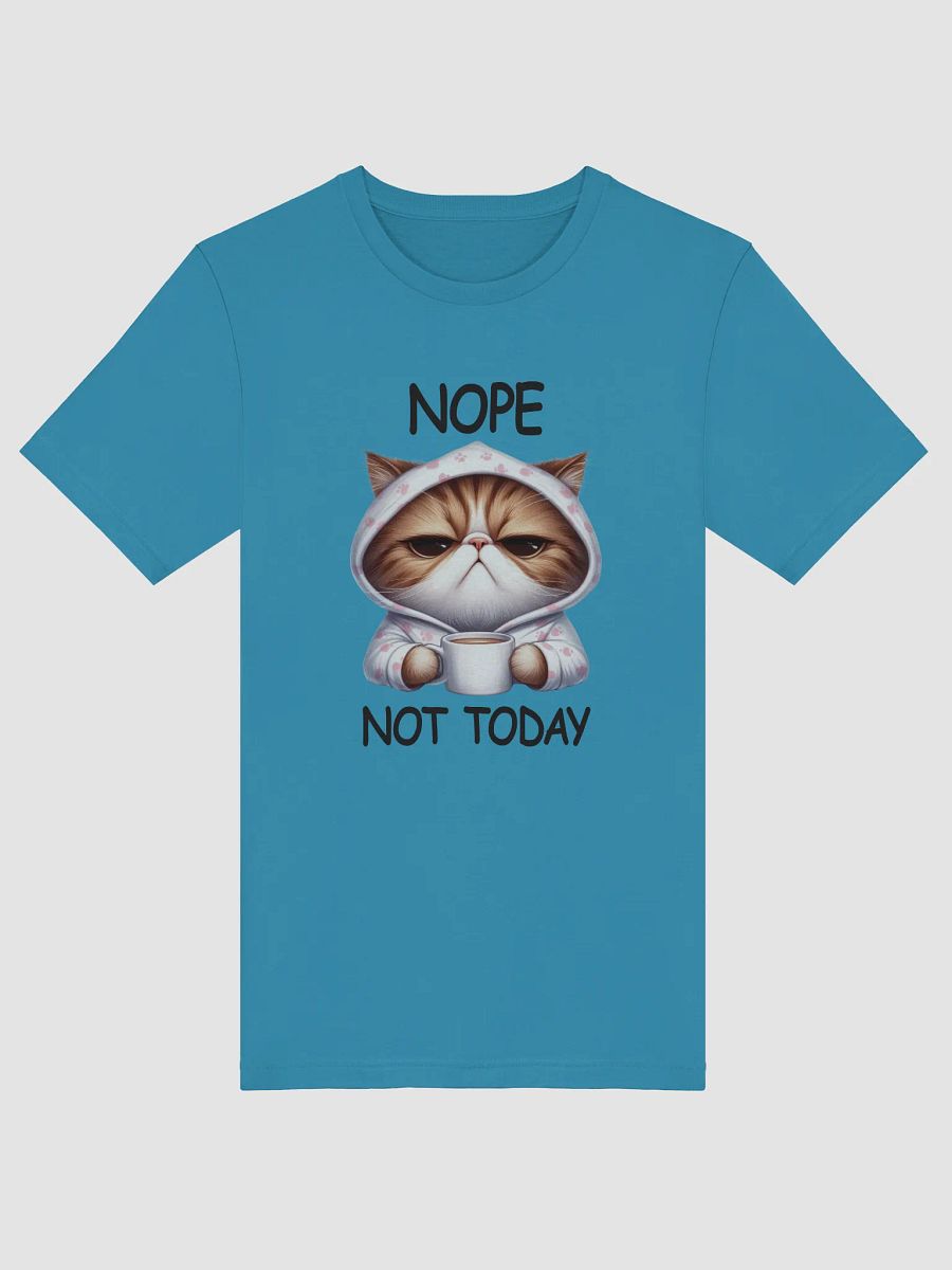Nope, Not Today - Cozy Grumpy Cat Coffee T-Shirt product image (8)