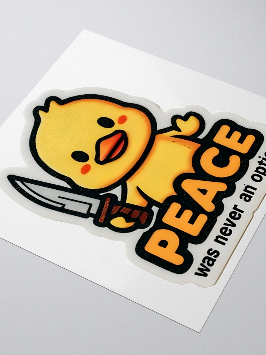 Rebel Duck Kiss Cut Stickers product image (7)