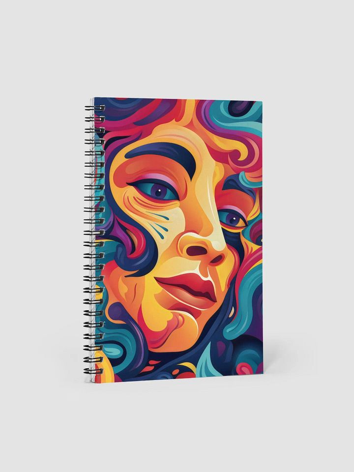 Psychedelic Portrait Spiral Notebook product image (1)