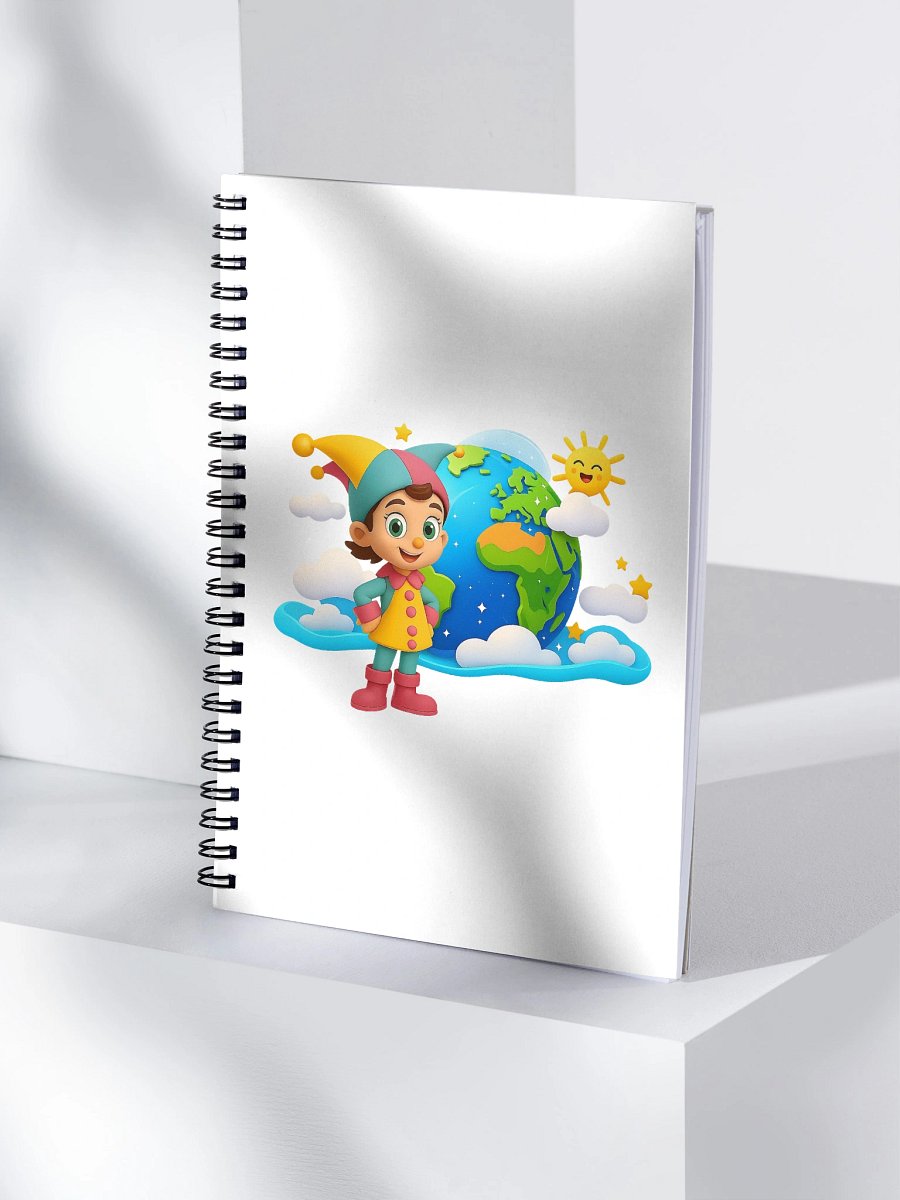 JessyJesty “Glowy” Earth Spiral Notebook product image (4)