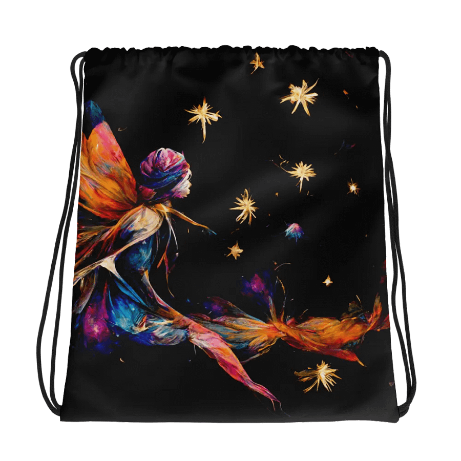 Enchanted Wings Drawstring Backpack product image (1)