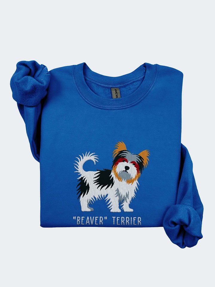Beaver Terrier Sweatshirt (Embroidered) of a Biewer Terrier product image (1)