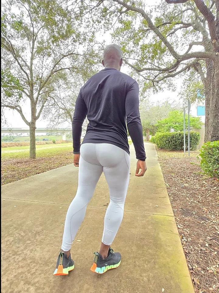 Unisex White Yoga Leggings product image (1)