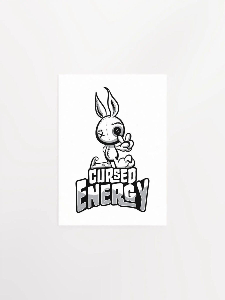 Cute & Creepy "Cursed Energy" Voodoo Doll Poster product image (4)