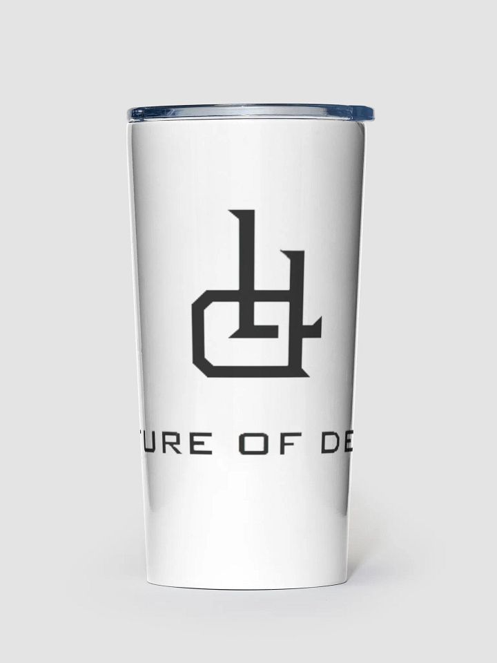 STAINLESS STEEL BLACK FOD LOGO COFFEE TUMBLER product image (1)