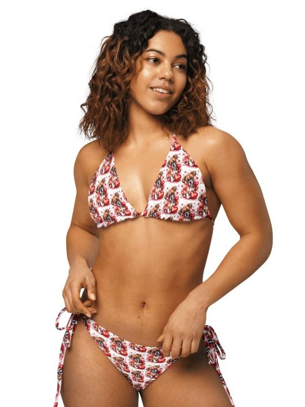 🐶💖 Cute Puppy Lover Bikini – For the Ultimate Dog Lover! product image (1)