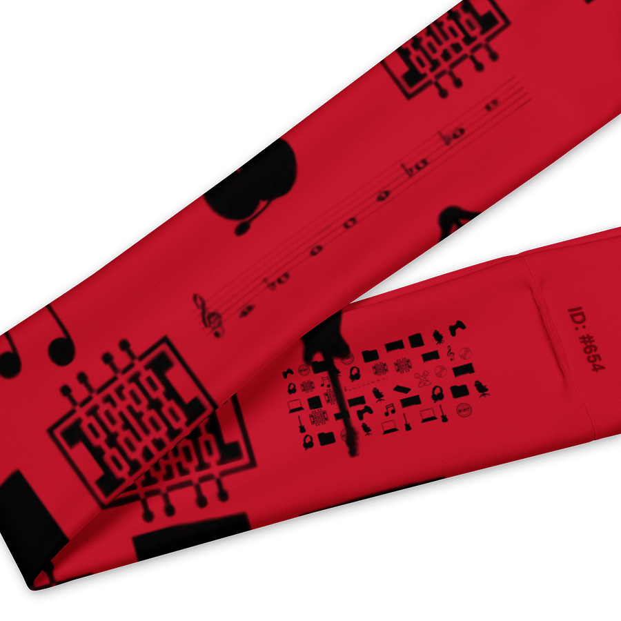 Red Vlog Academy All-Over Print Headband product image (3)