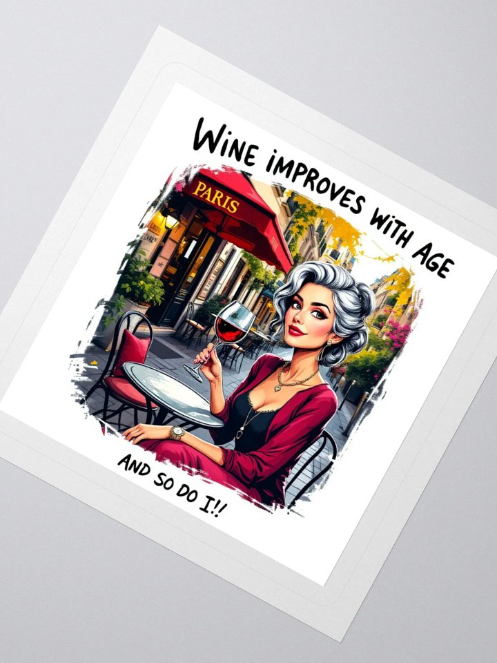 Age Like Fine Wine Sticker Set product image (6)