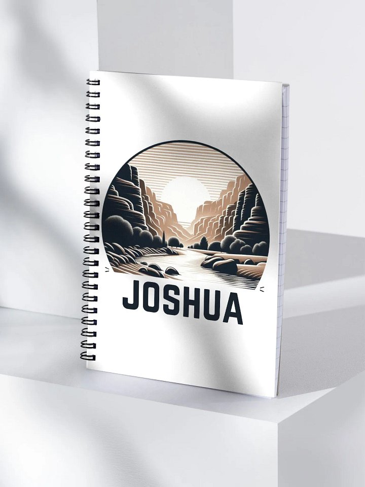 Scripture Couture: Joshua Spiral Notebook product image (1)
