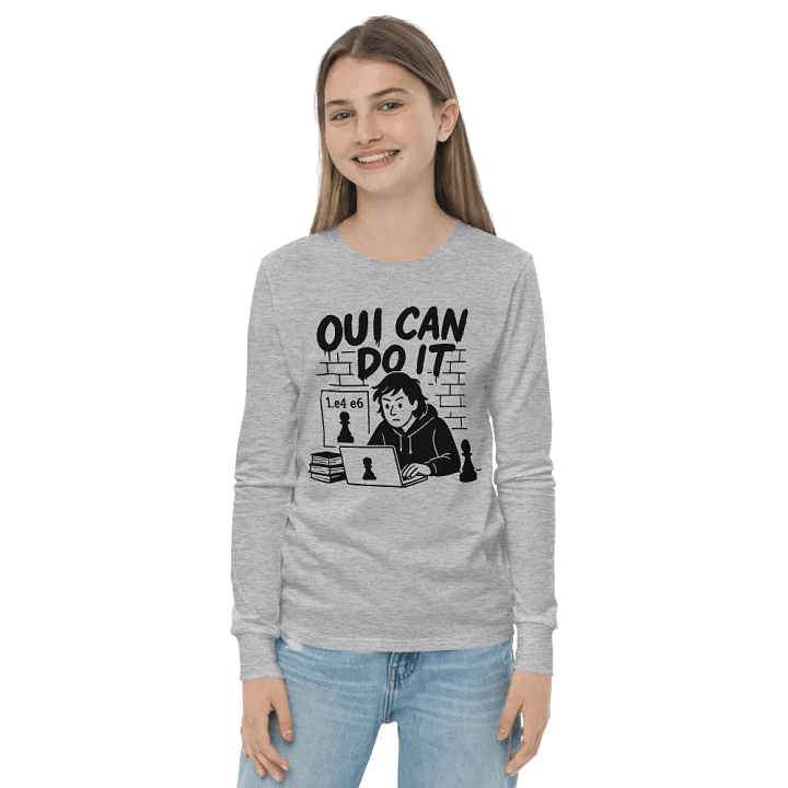 Oui Can Do It - Youth Long Sleeve T-Shirt product image (3)
