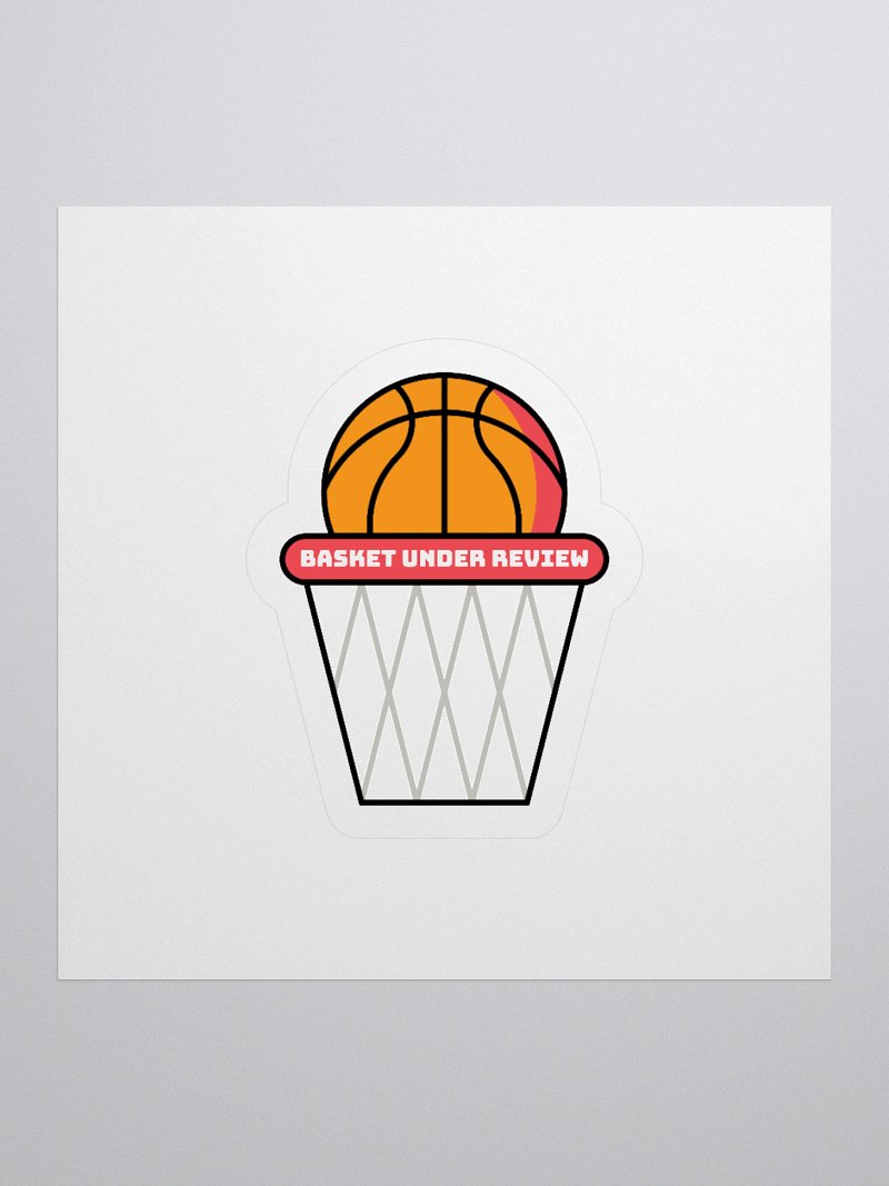 Basket Under Review Sticker