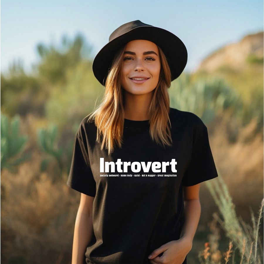Introvert Tshirt product image (2)