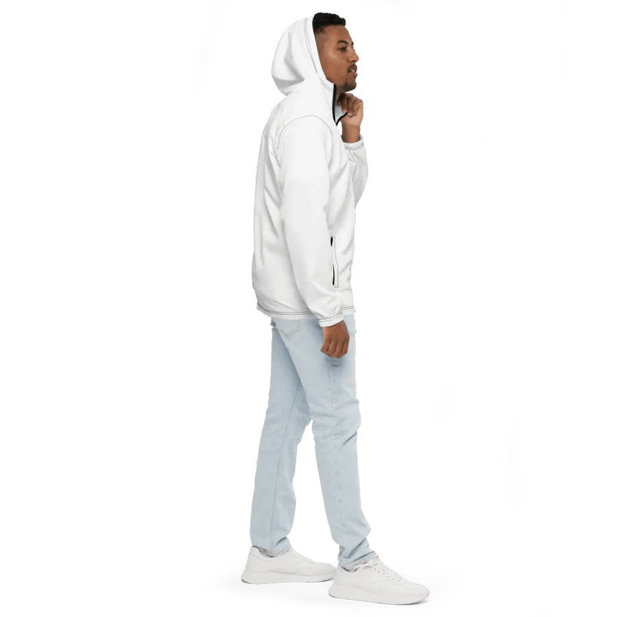 Fox Geometric Pixel Art Windbreaker product image (5)