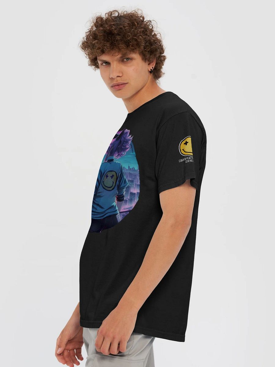 Anime Catgirl Rooftop T-Shirt (Comfort Colors Garment-Dyed Heavyweight T-Shirt) product image (6)