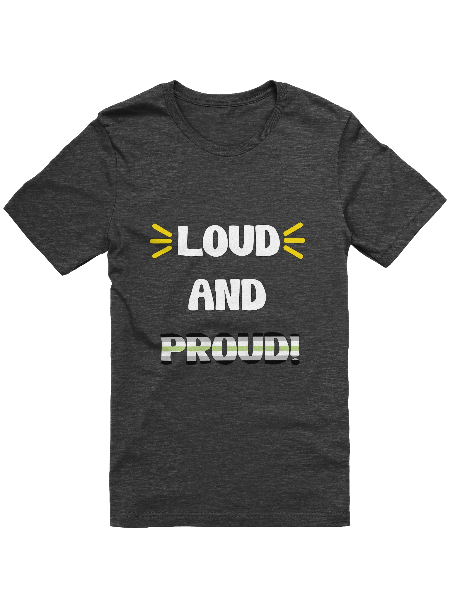 Loud and Proud Agender T-Shirt product image (9)
