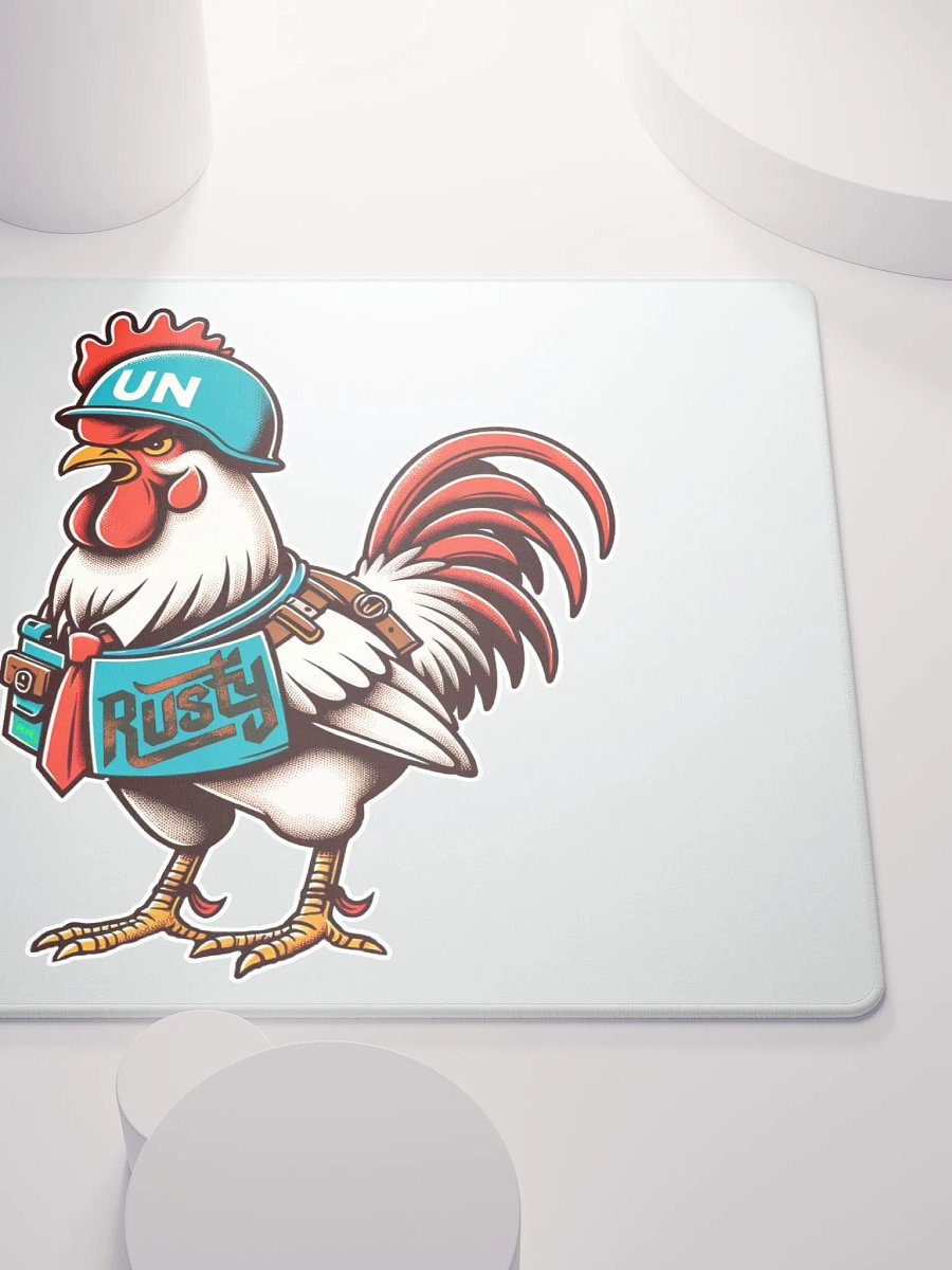 Rusty Rooster Gaming Mousepad (Cigar-Free Edition) product image (5)