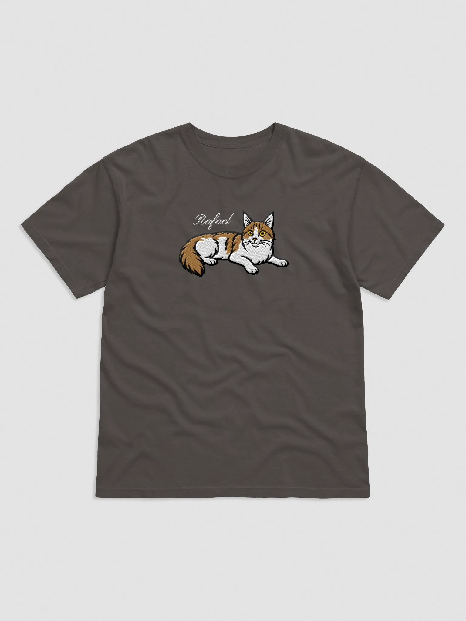 YOUR CAT! / T-SHIRT WITH PERSONALIZED NAME / EMBROIDERED product image (3)