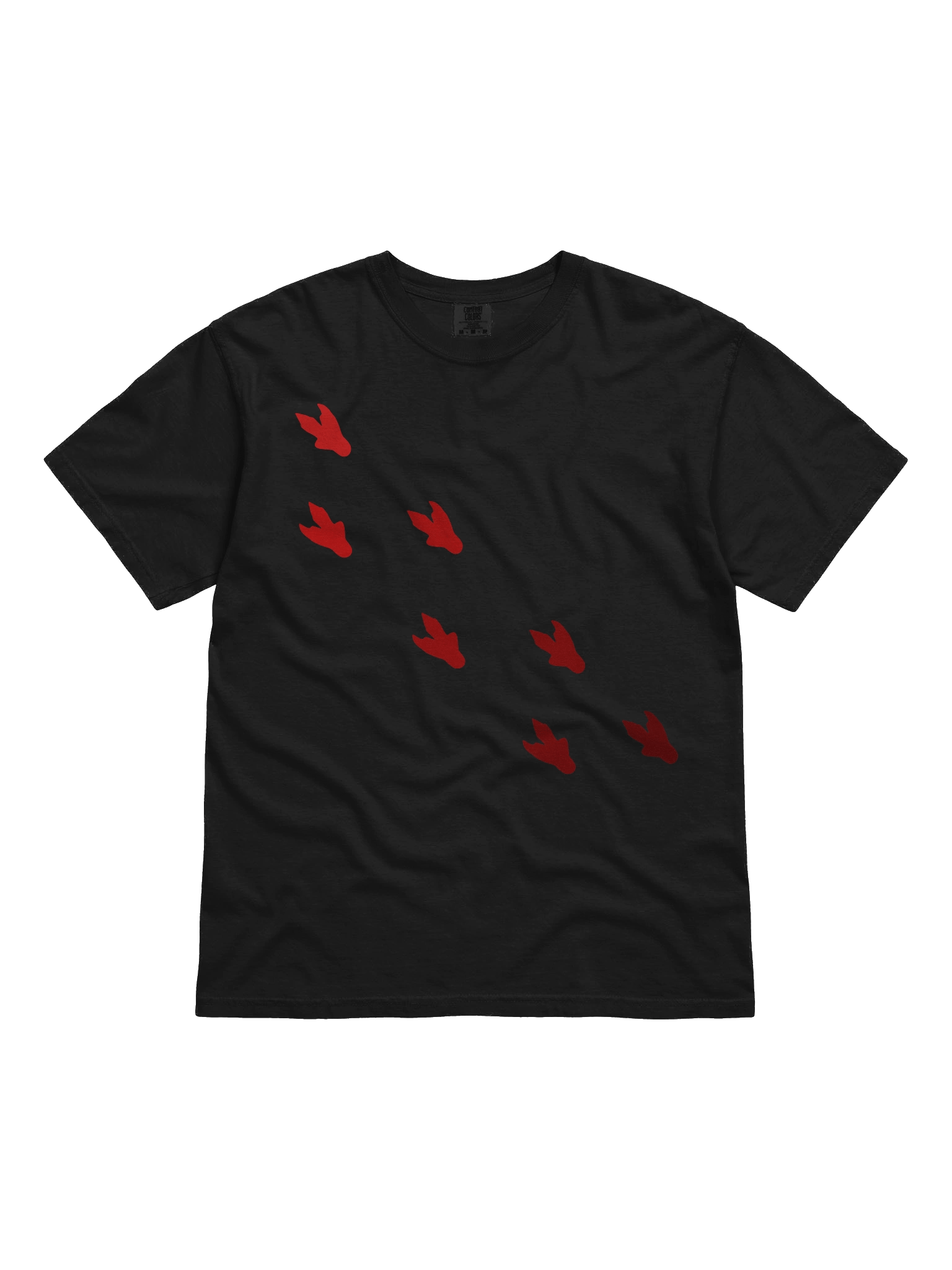 Raptor Tracks T-Shirt (Red) product image (1)