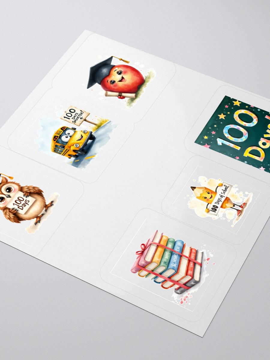 100 Days of School Celebration Sticker Pack product image (8)