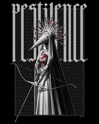 𝗣𝗘𝗦𝗧𝗜𝗟𝗘𝗡𝗖𝗘

Pestilence is a walking epidemic. Part plague saint, part biohazard. Her organs are held in with gauze, her arms ...