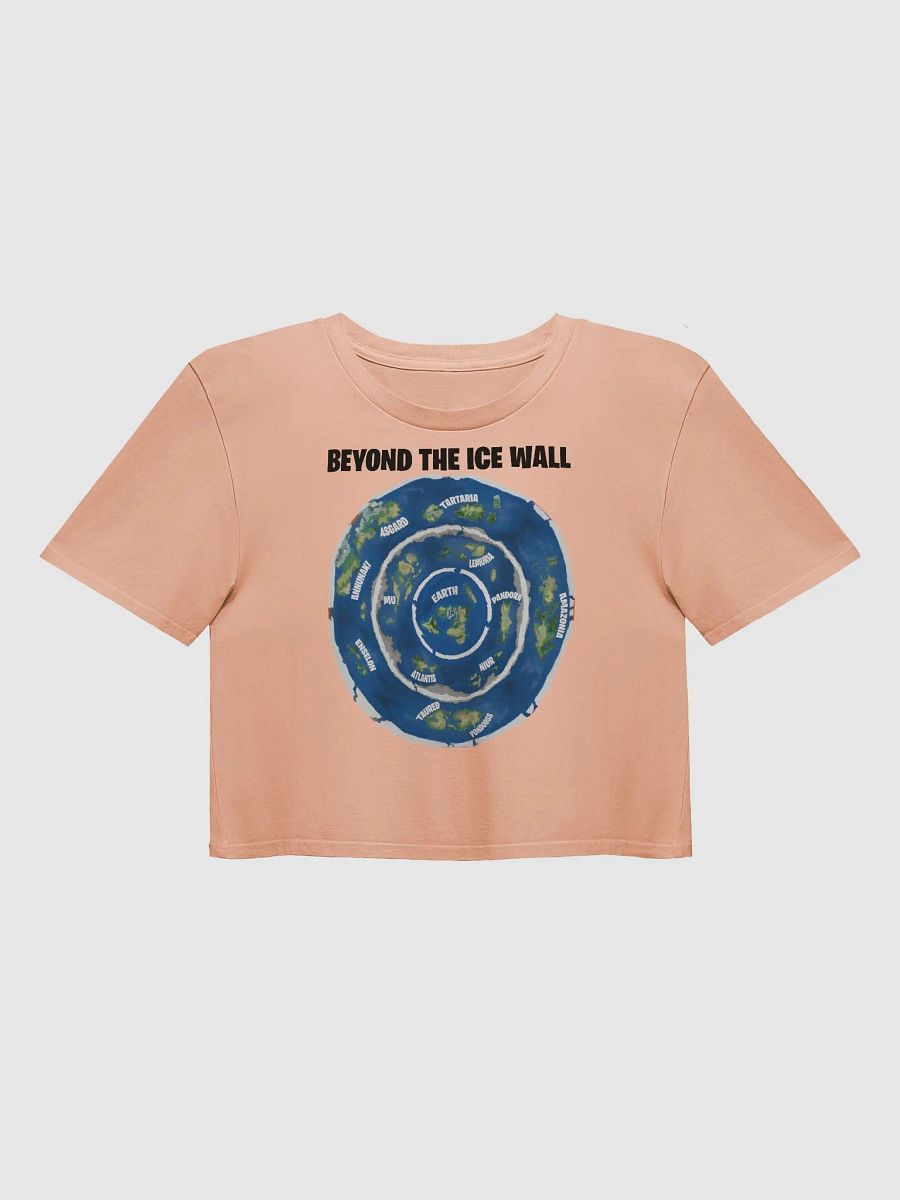 Premium Women's Crop Top Beyond The Ice Wall Map product image (2)