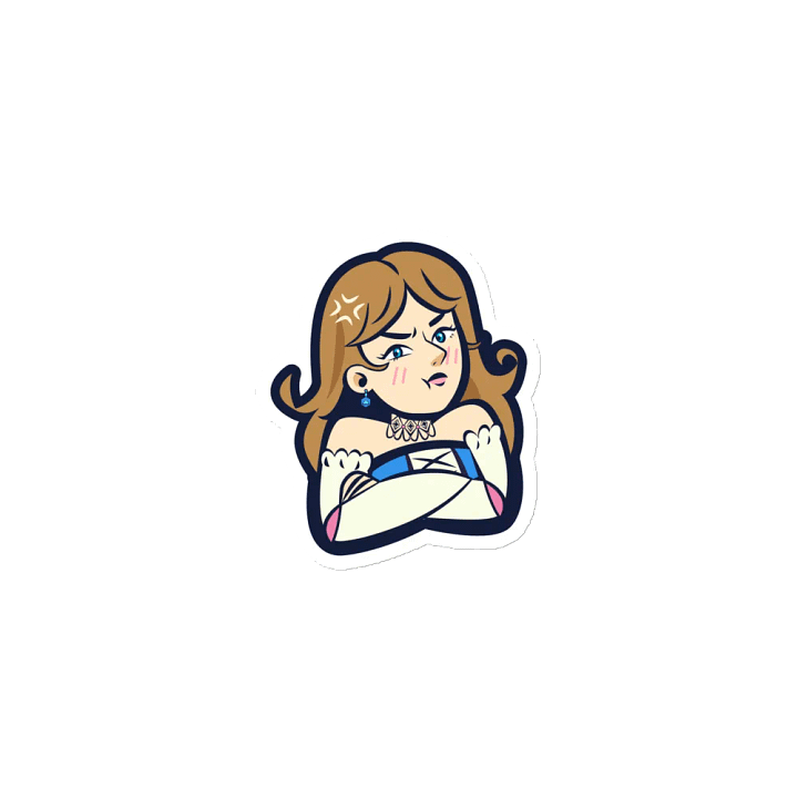 GM JoJo Pout Emoji Magnet product image (1)