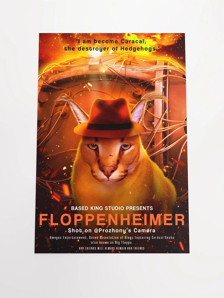 "FLOPPENHEIMER" LIMITED EDITION POSTER product image (2)