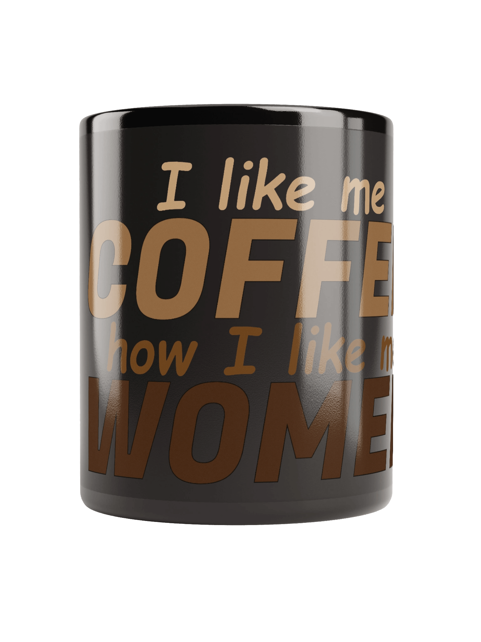 Coffee Women Mug (Black Gloss) product image (1)