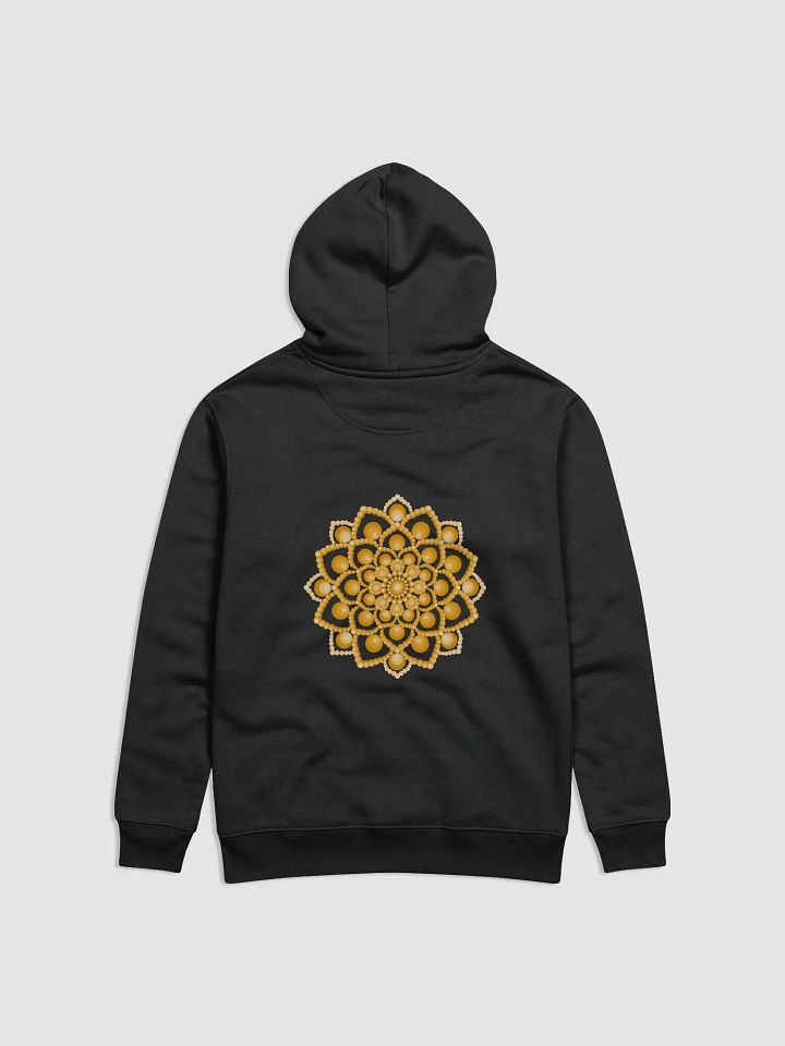 Orange Flower Mandala Eco Hoodie product image (2)
