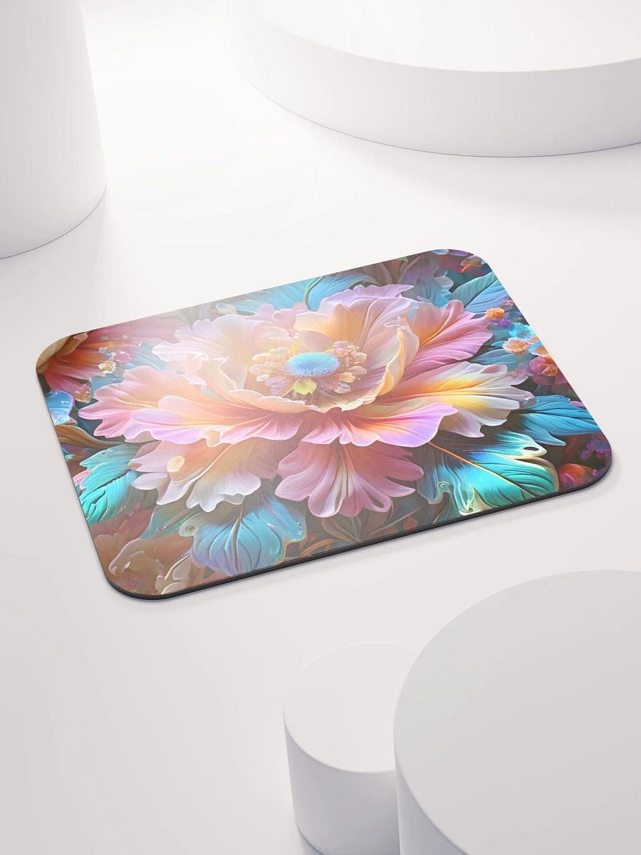Iridescent Flowers Mouse Pad 8.7