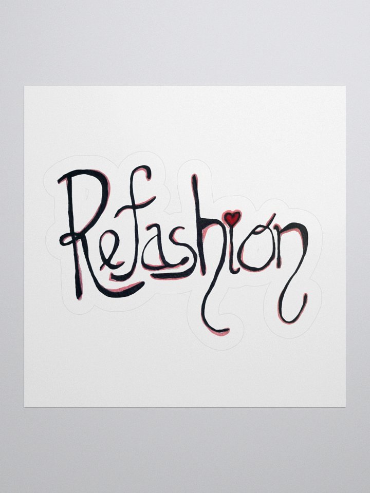 Refashion Kiss Cut Stickers product image (1)