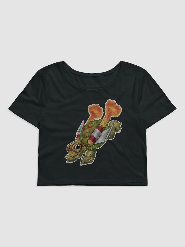 Jetpack Tortoise- SFA Crop Tee product image (3)