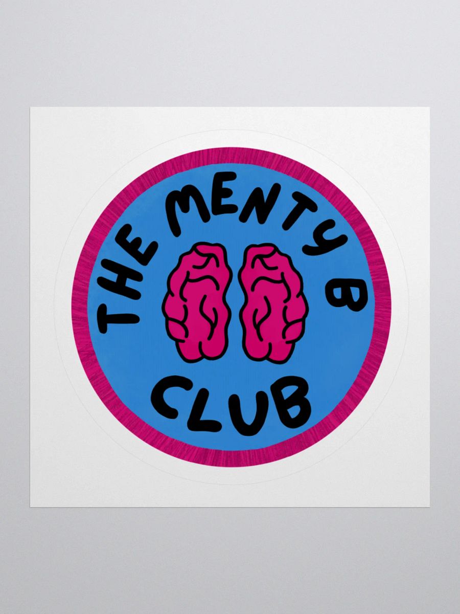 The Menty B Club Badge Sticker product image (1)