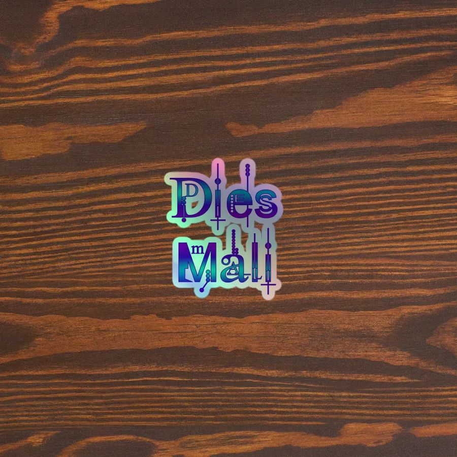Dies Mali Kiss-Cut Holo Sticker product image (5)