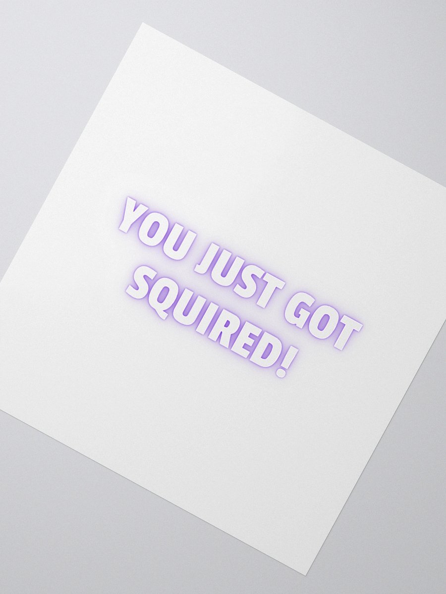 Squired Sticker product image (4)