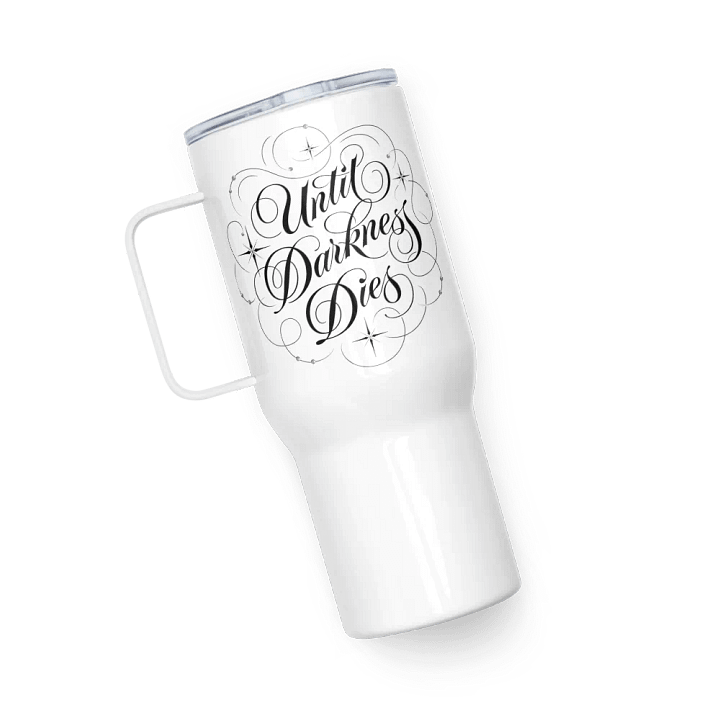 Until Darkness Dies (swirls design) Travel Mug product image (2)