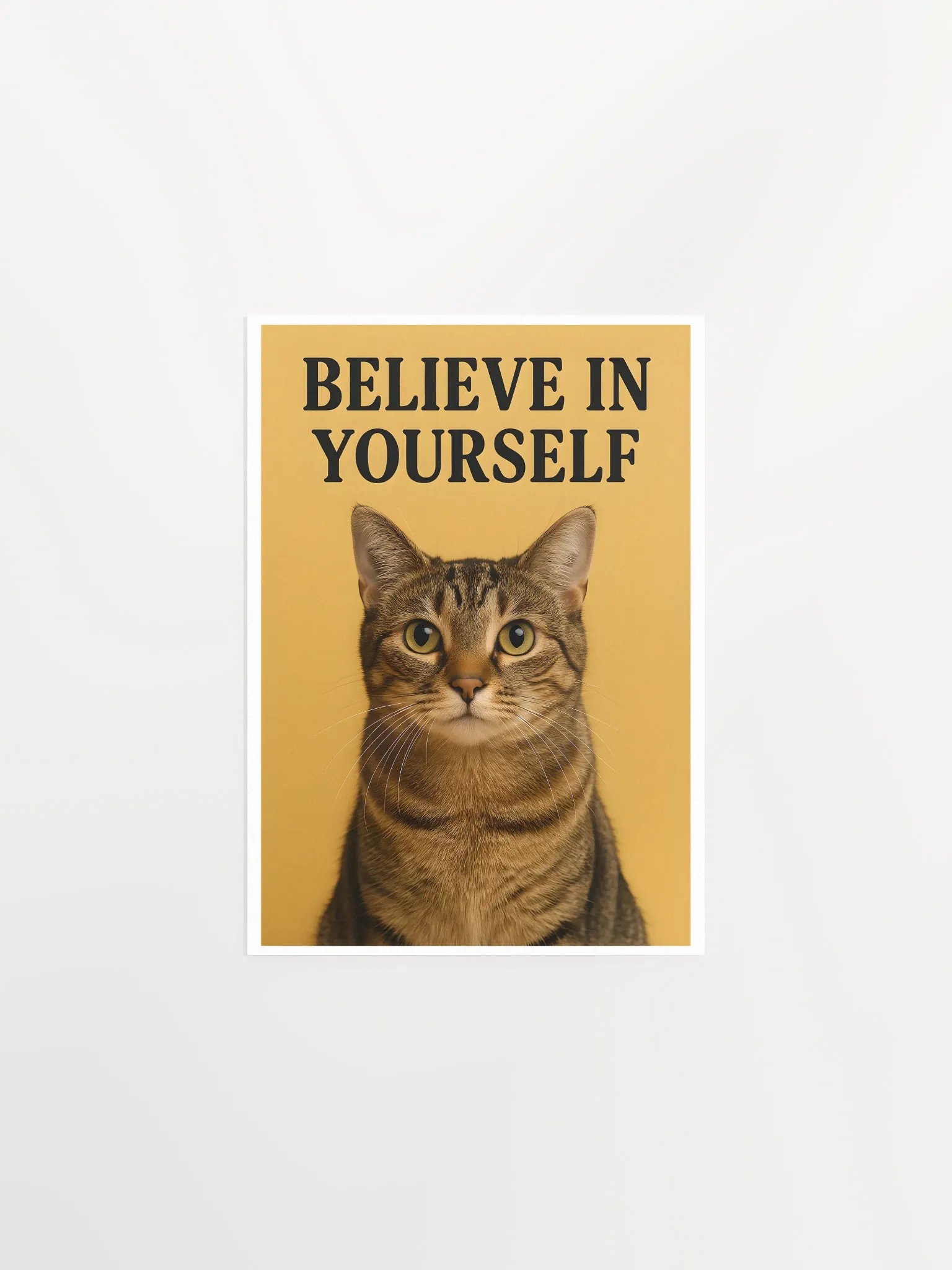 Believe in Yourself Motivational Cat Poster product image (4)