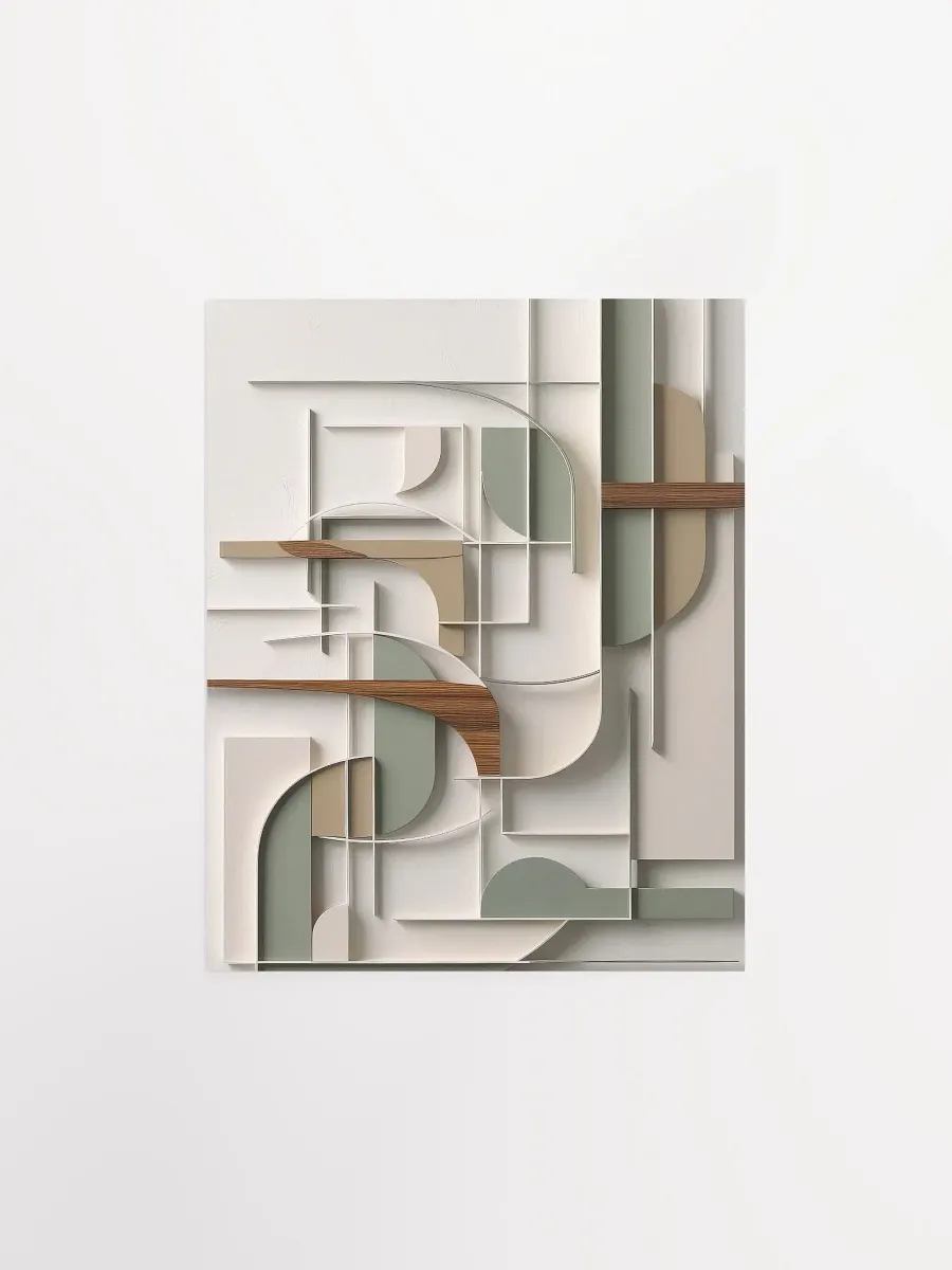 Modern Minimalist Art v1 - Poster - Small and Standard Sizes - 8x10-11x14-12x16-16x20 Inches product image (4)