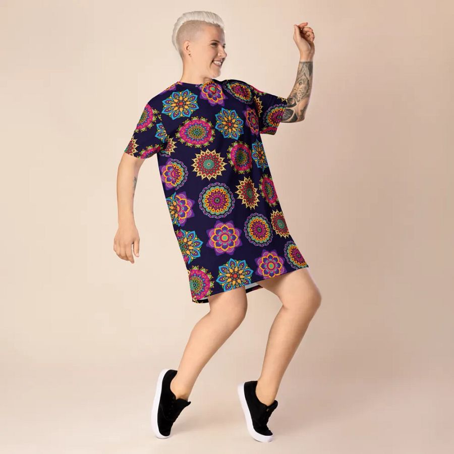 Kaleidoscope Mandala T Dress product image (9)