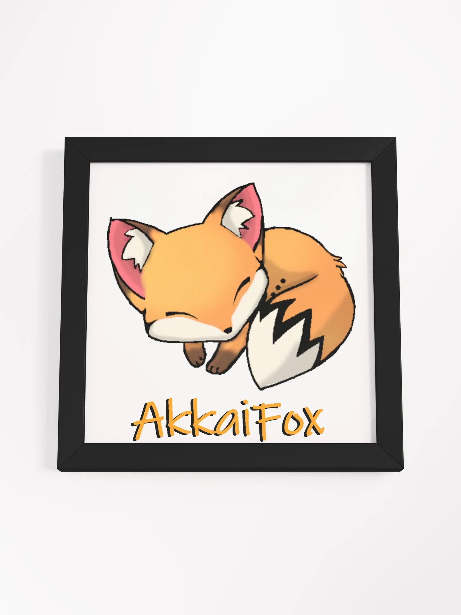 Sleepy Fox Framed Poster product image (4)