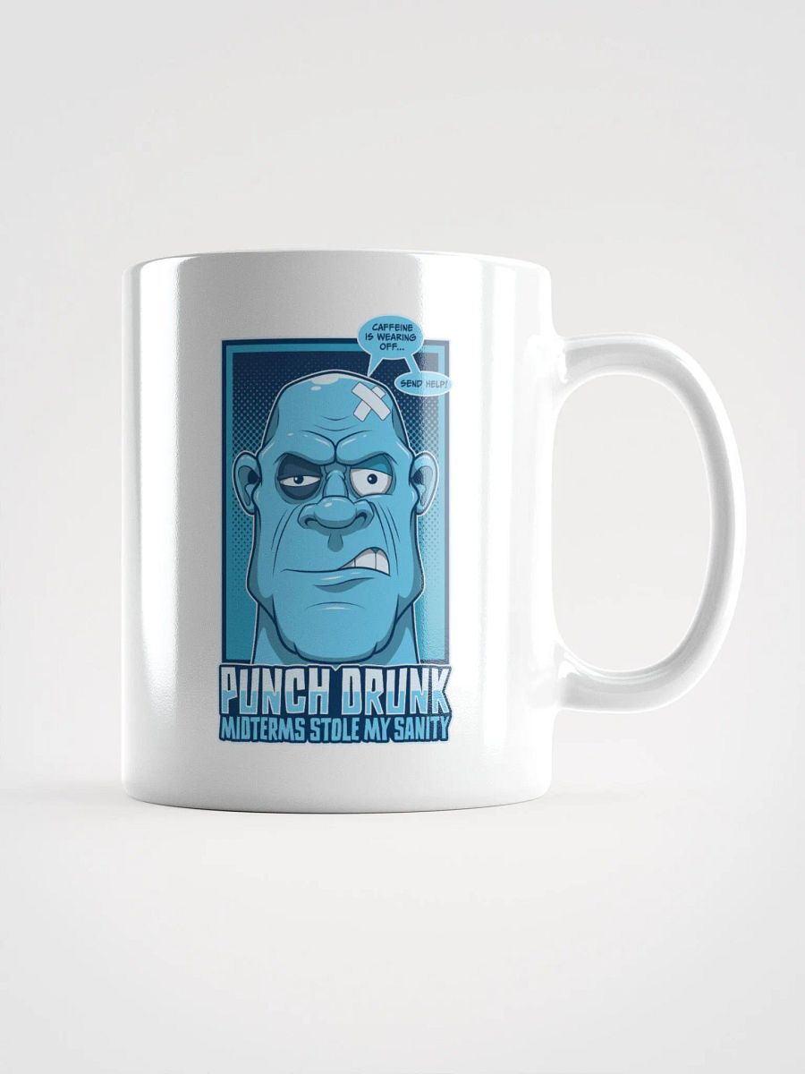 Funny College Coffee Mug – Retro Midterms Cartoon Design product image (1)